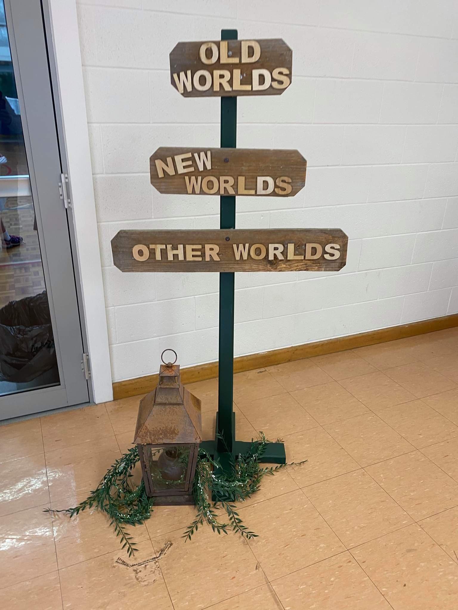 Old Worlds New Worlds Other Worlds sign