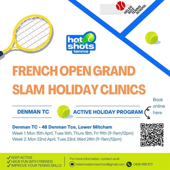 Holiday Tennis Clinic