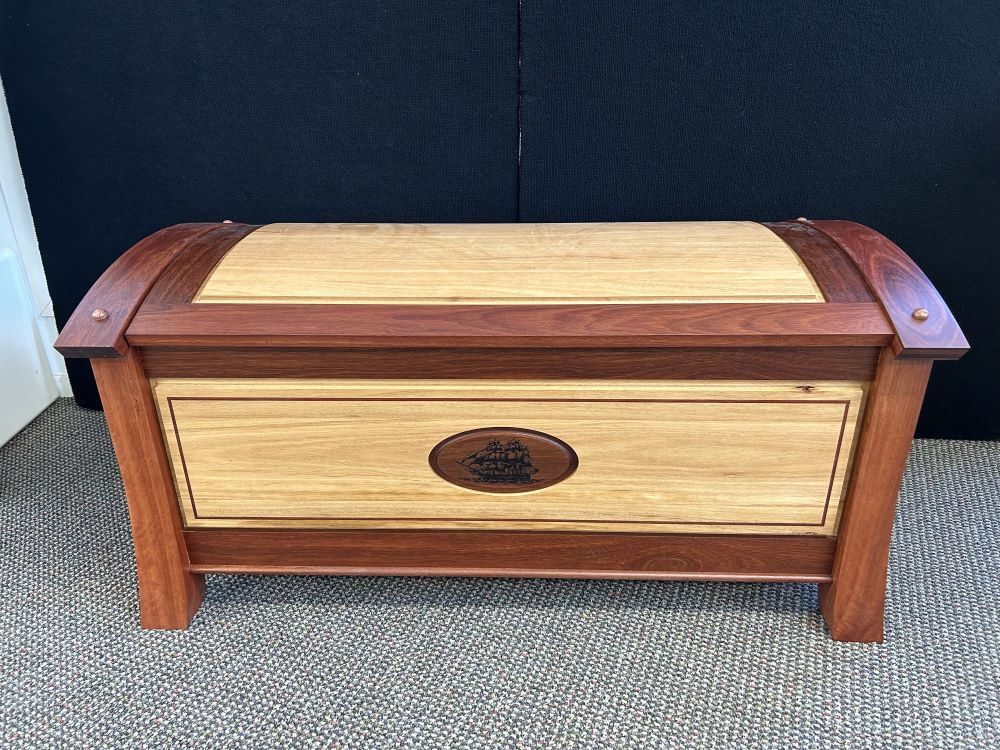 Noah Thick - Curved Lid Blanket Box - MacKillop College Port