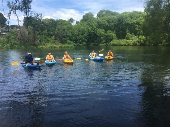 Kayaking on the Meander River