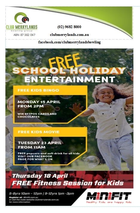 free school holiday entertainment