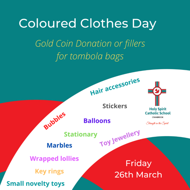 tombola coloured clothes