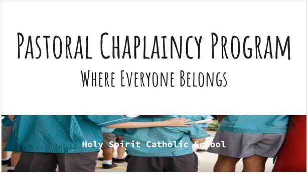 Pastoral Chaplaincy Program