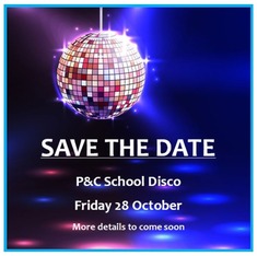 Disco Save the date