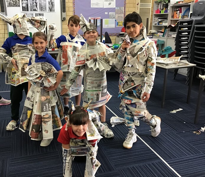 Newspaper Costumes