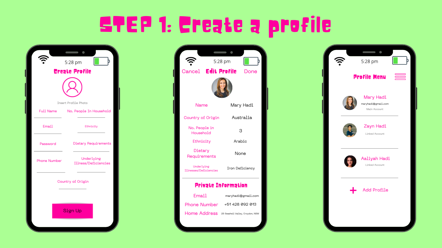 create profile