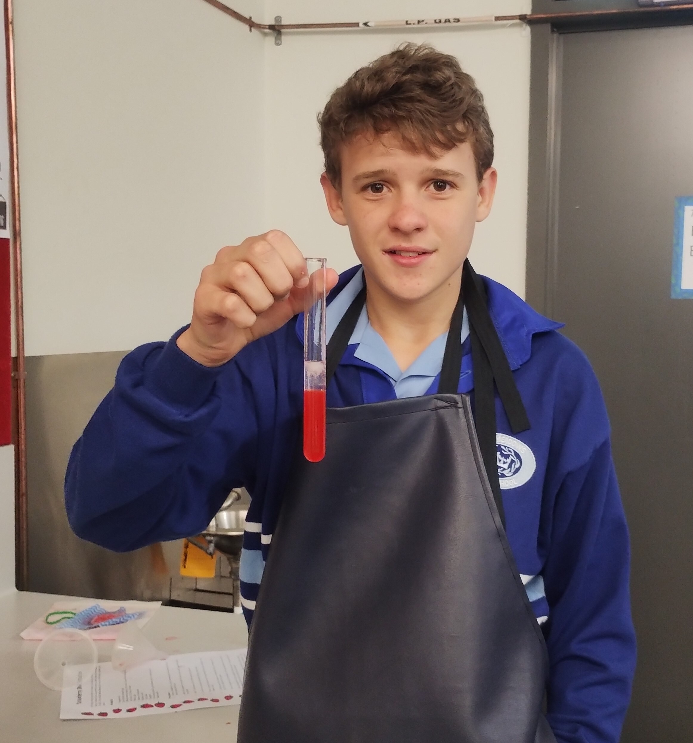 Liam extracting DNA