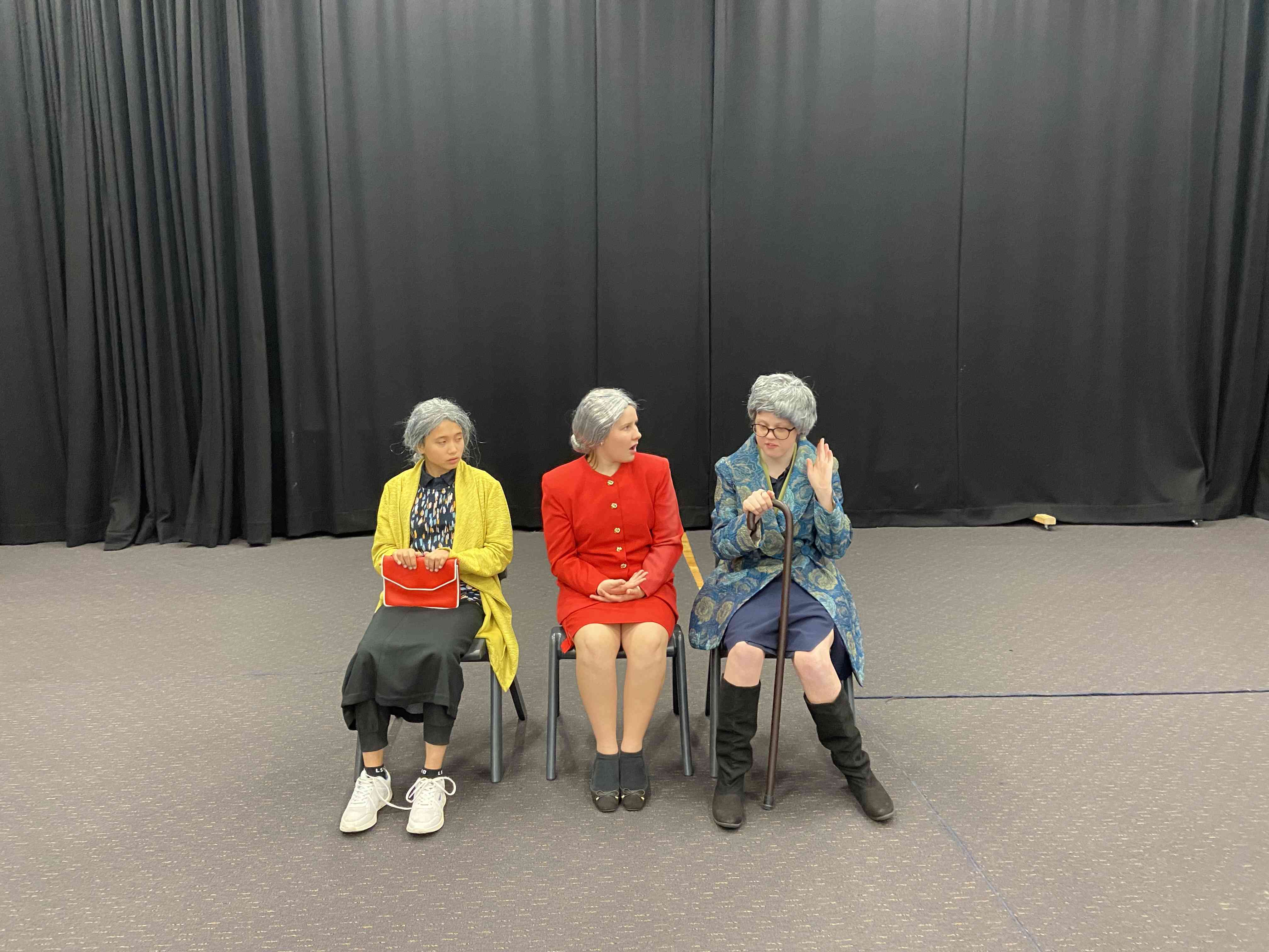 Grannies in costume pic