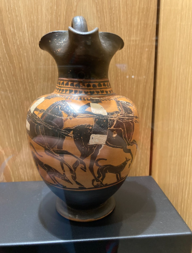 An amphora from Greece.