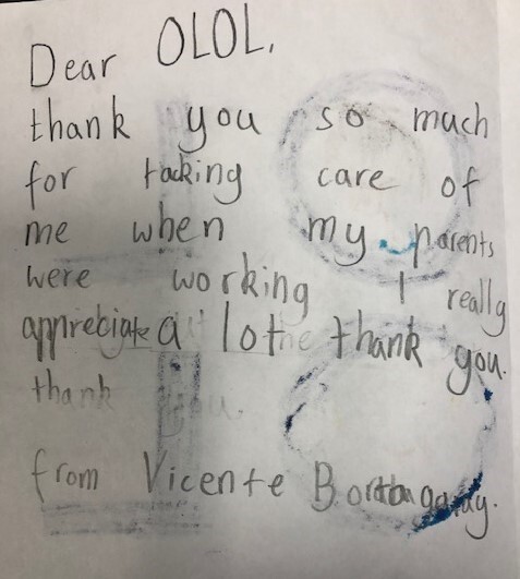 Vicente's Thank you Card #2