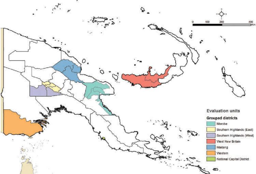 Evaluation-units-of-grouped-districts-Global-Trachoma-Mapping-Project-Papua-New-Guinea