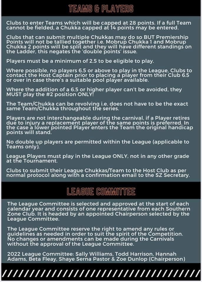 League rules 2