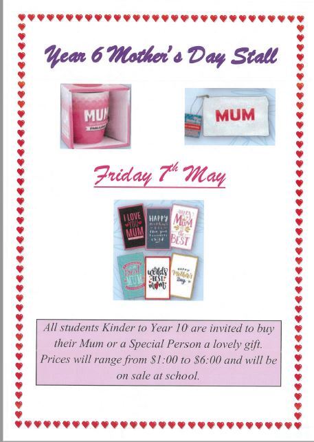 Mothers Day Stall