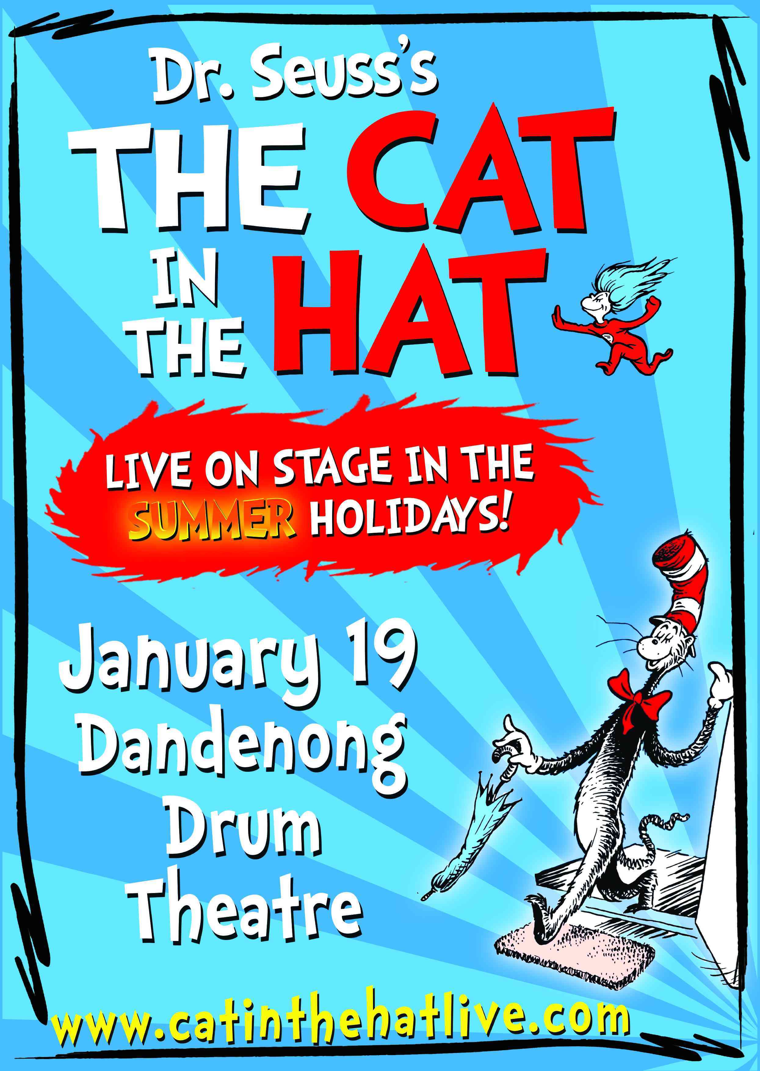 The Cat in the Hat Poster A4 Dandenong