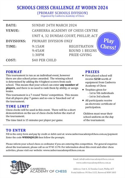 Schools_Chess_Challenge_at_Woden_March_2024_-_Primary_Flyer_Page_1