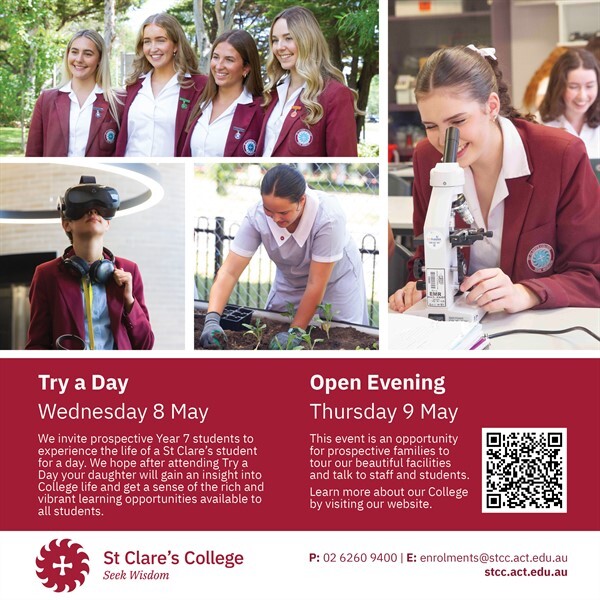 St Clare's College Advertisement Primary School Square