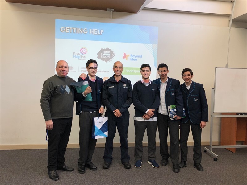 Cyber Bullying Incursion Visit by Victoria Police 1052019