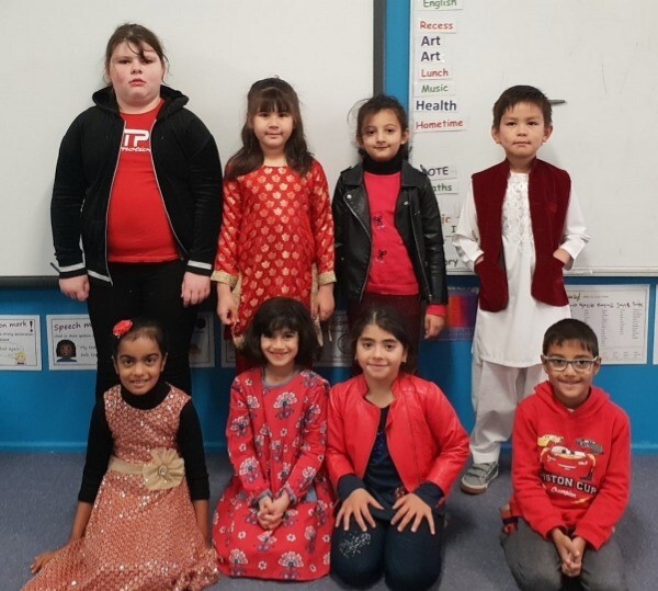 red dress up day