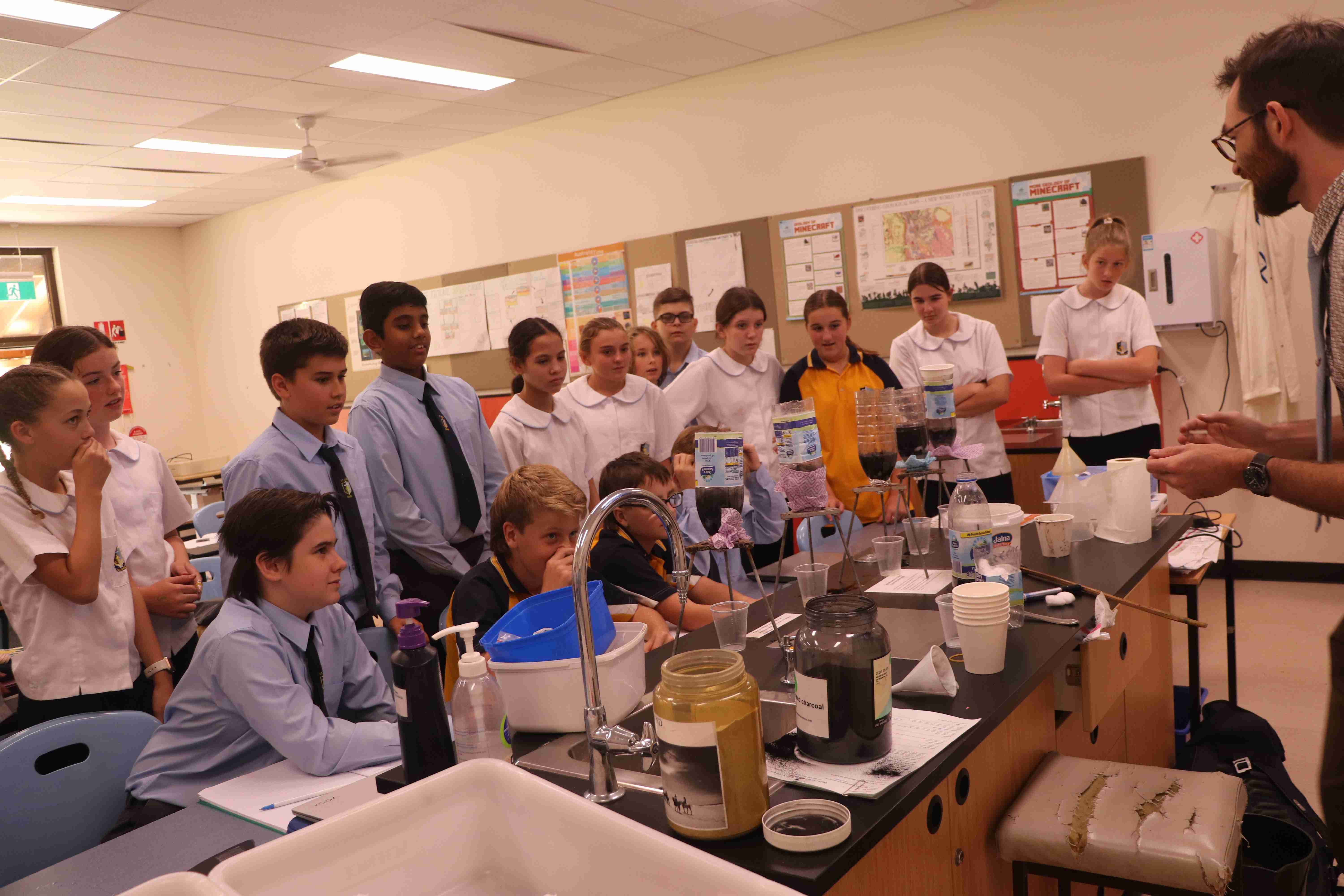 Yr 7 Science, Dr Elton - Purifying Muddy Water (7)