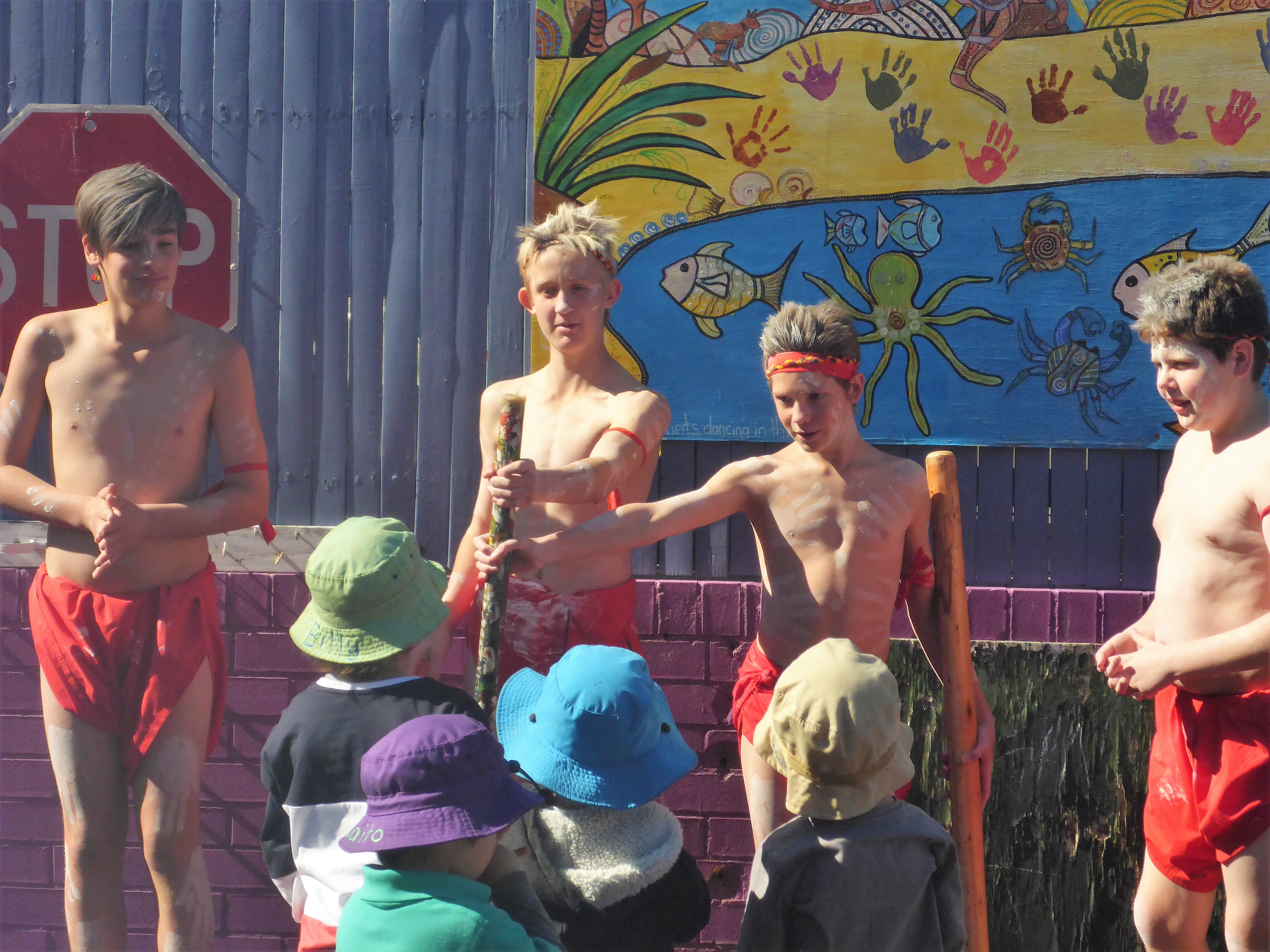 Aboriginal Dance - Orient Point Preschool 12 Aug (118)
