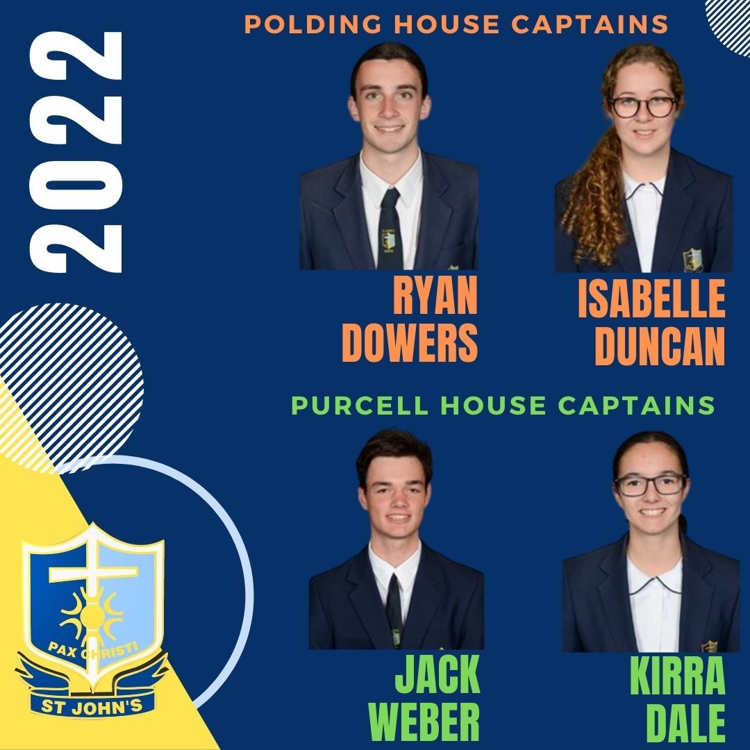 House Captains POLDING & PURCELL with surnames