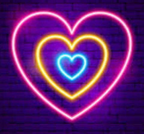neon sign heart
