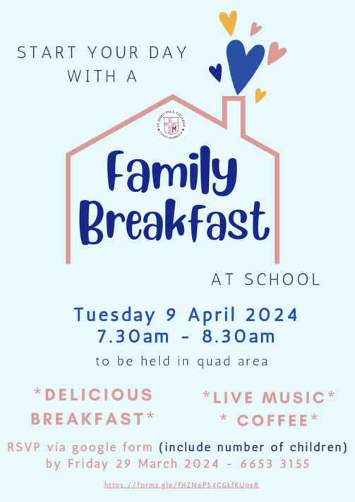 Family Breakfast 9 April google link