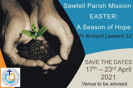 Easter save the date 17-23 April