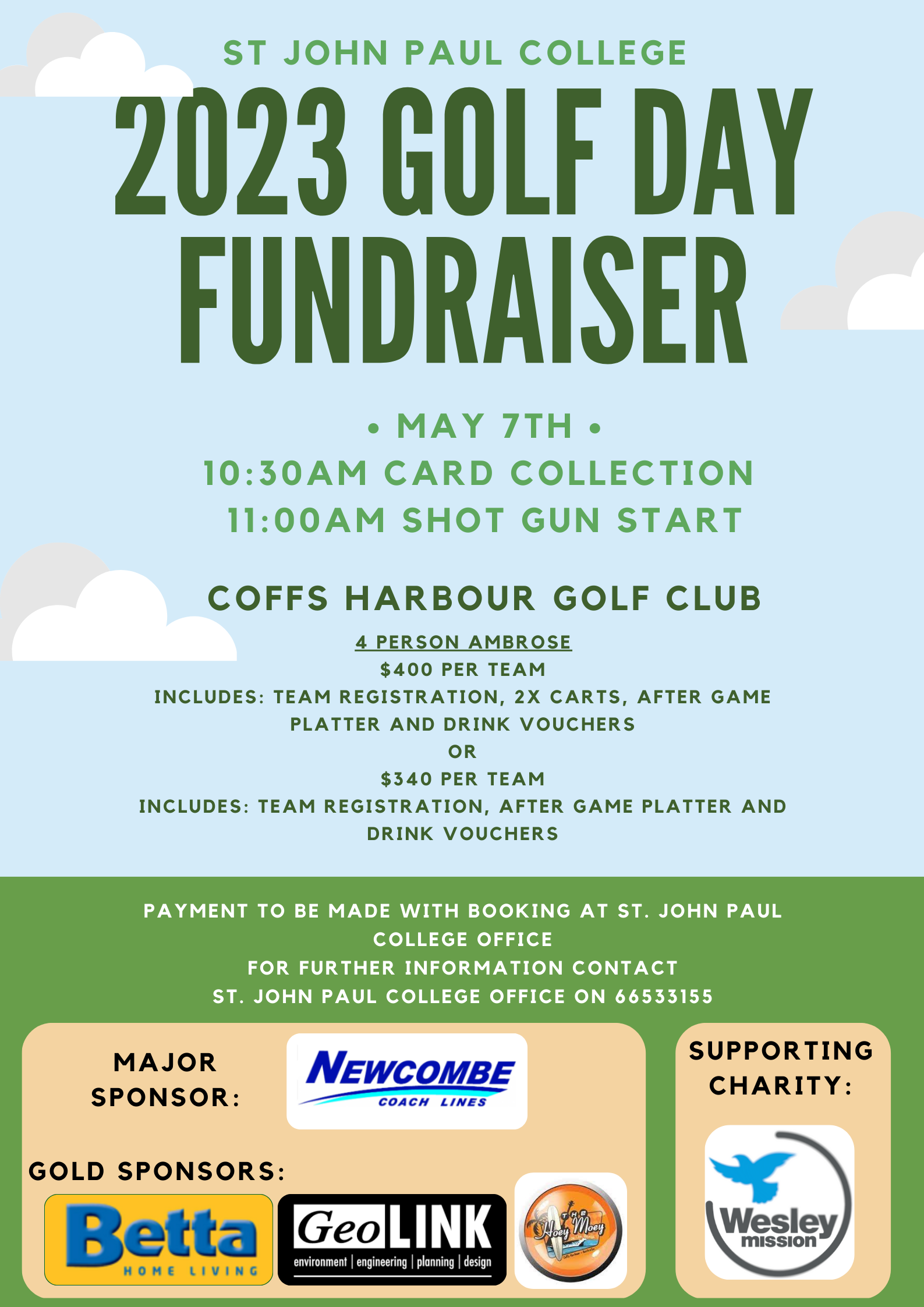 Golf Day Promotional Poster 5.4.23