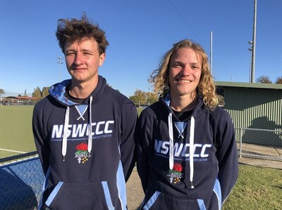 Dylan and Max - NSWCCC Hockey