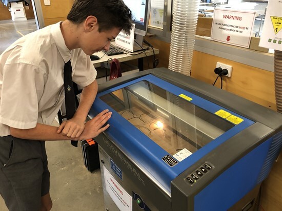 Will McCoubrie laser cutter