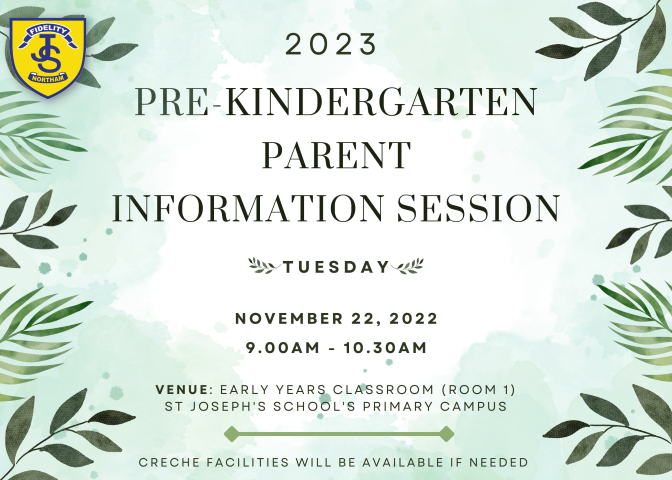 2023 Pre-Kindergarten Parent Information Session Invitation (Small)