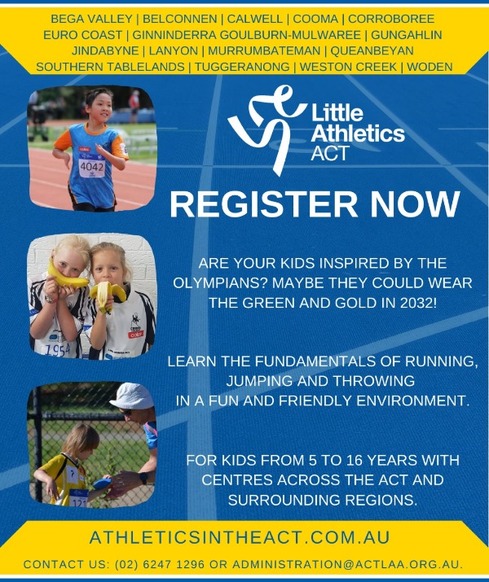 Little Athletics ACT Registrations