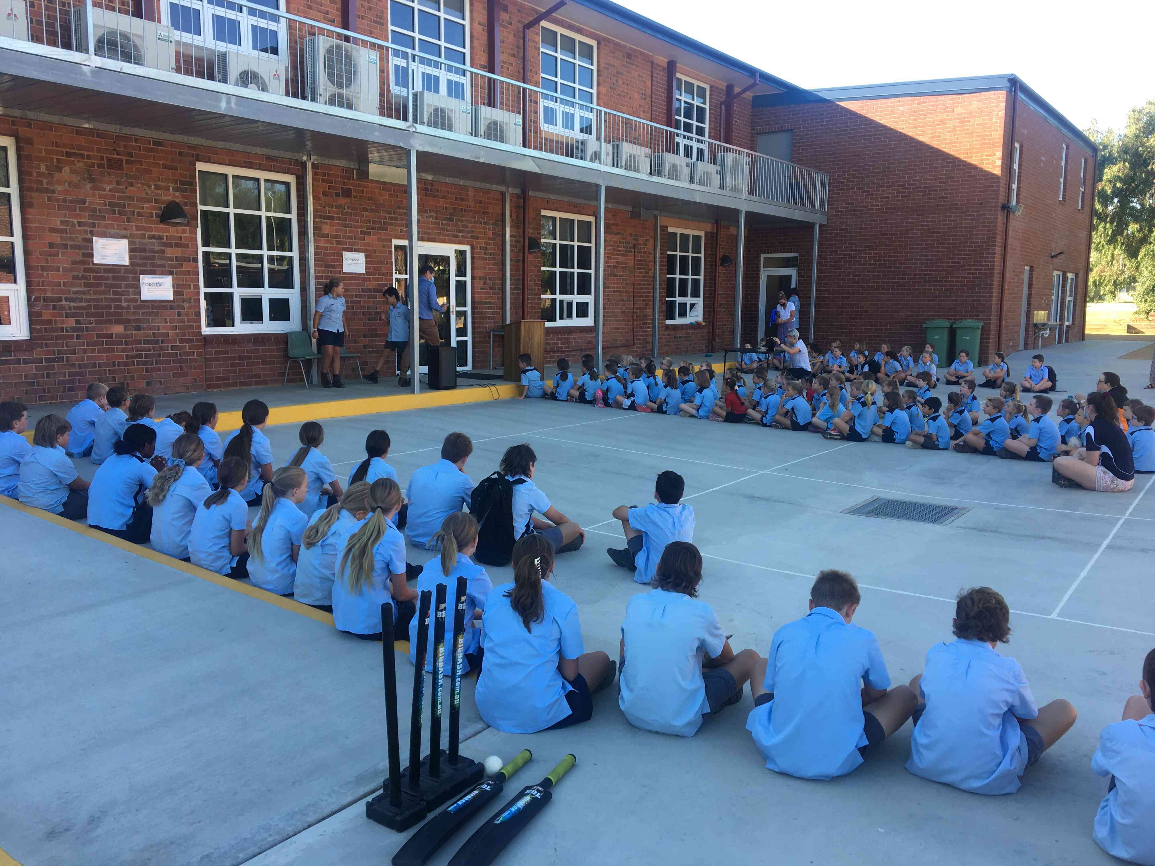 Outdoor Assembly in action