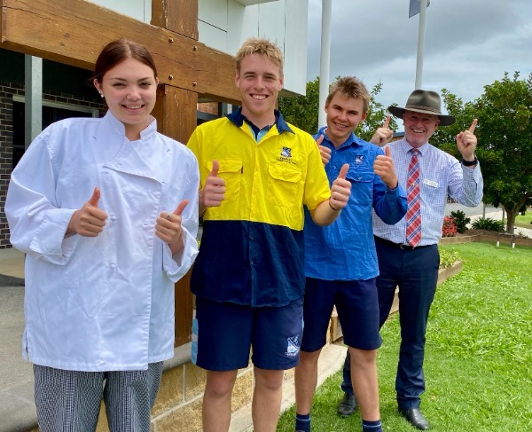 St_Paul_s_VET_students_Charlie_Brown_Hospitality_Lachlan_Dowling_Construction_and_Flynn_McGoldrick_Primary_Industries_with_Principal_Kevin_Lewis.jpeg