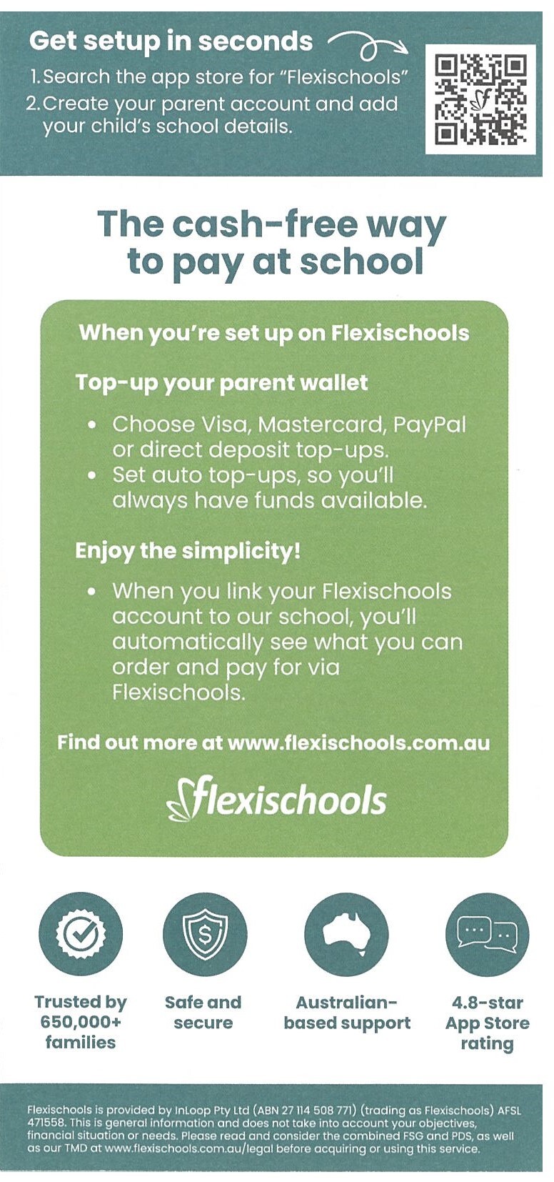 Flexischools Flyer2