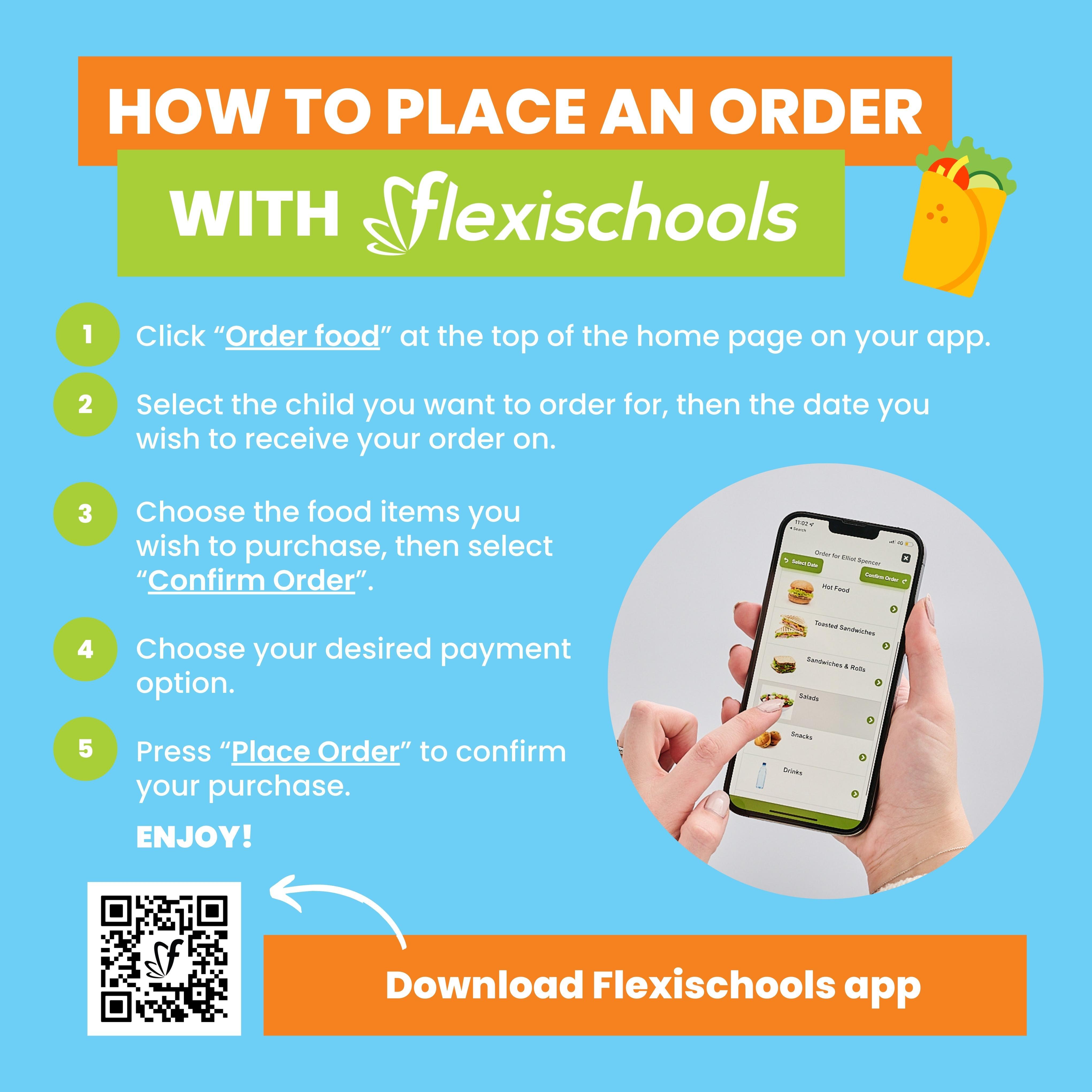 Flexischools - How to place an order 