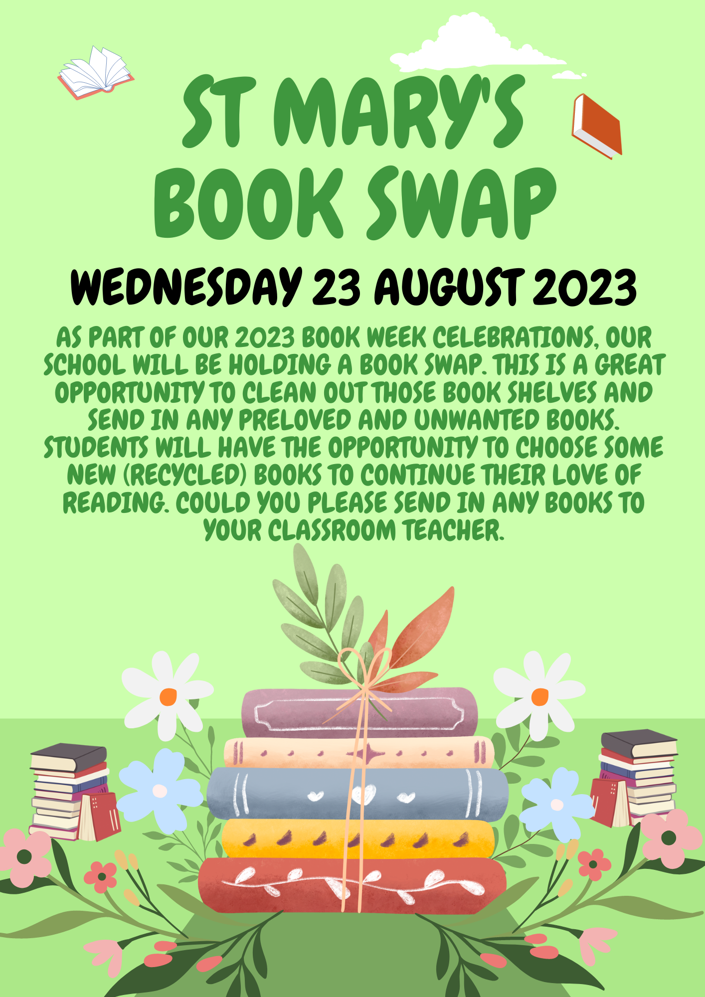 Book Swap Flyer 2023