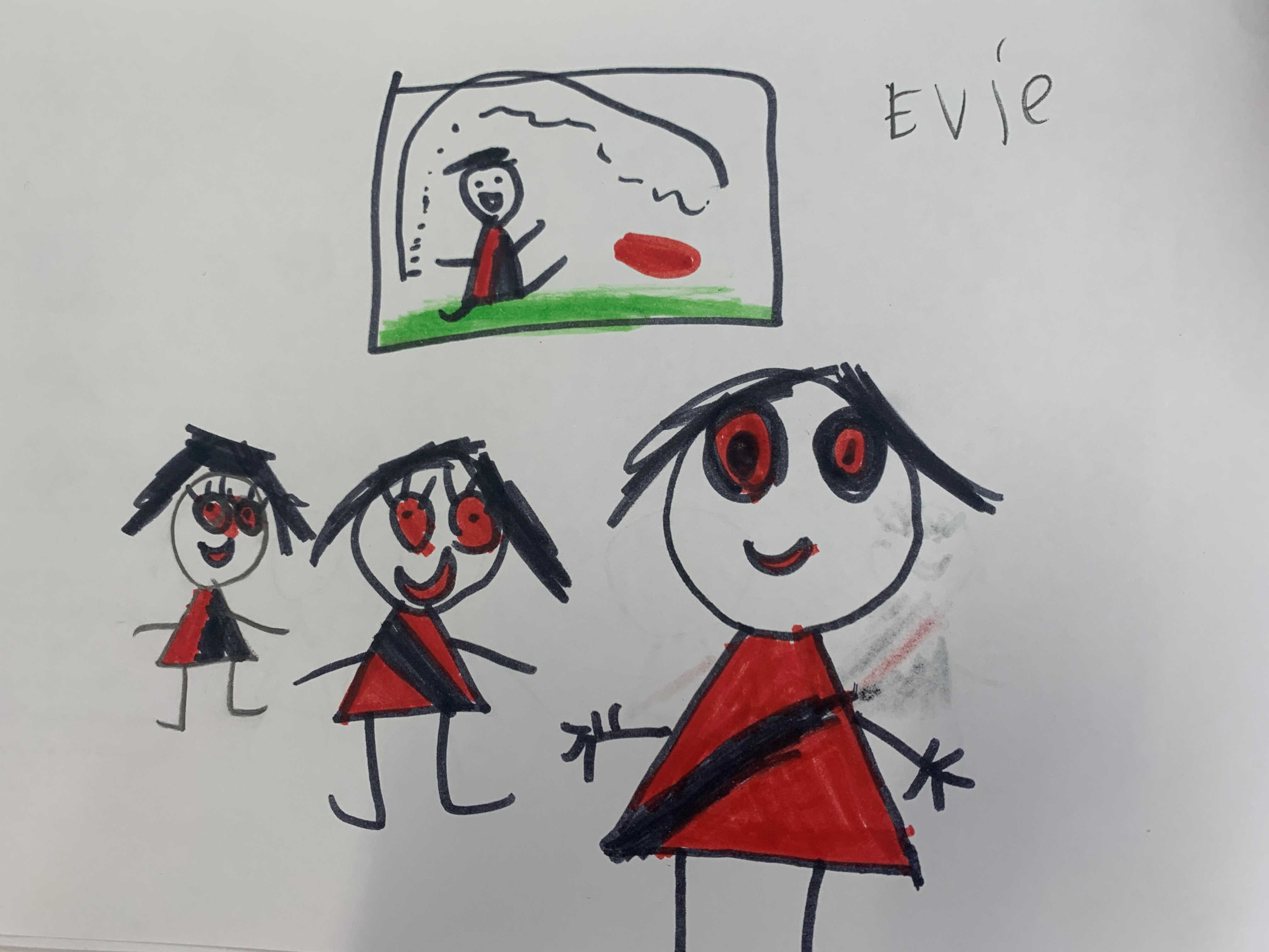 Evie drawing