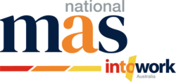 Mas - Into Work Logo